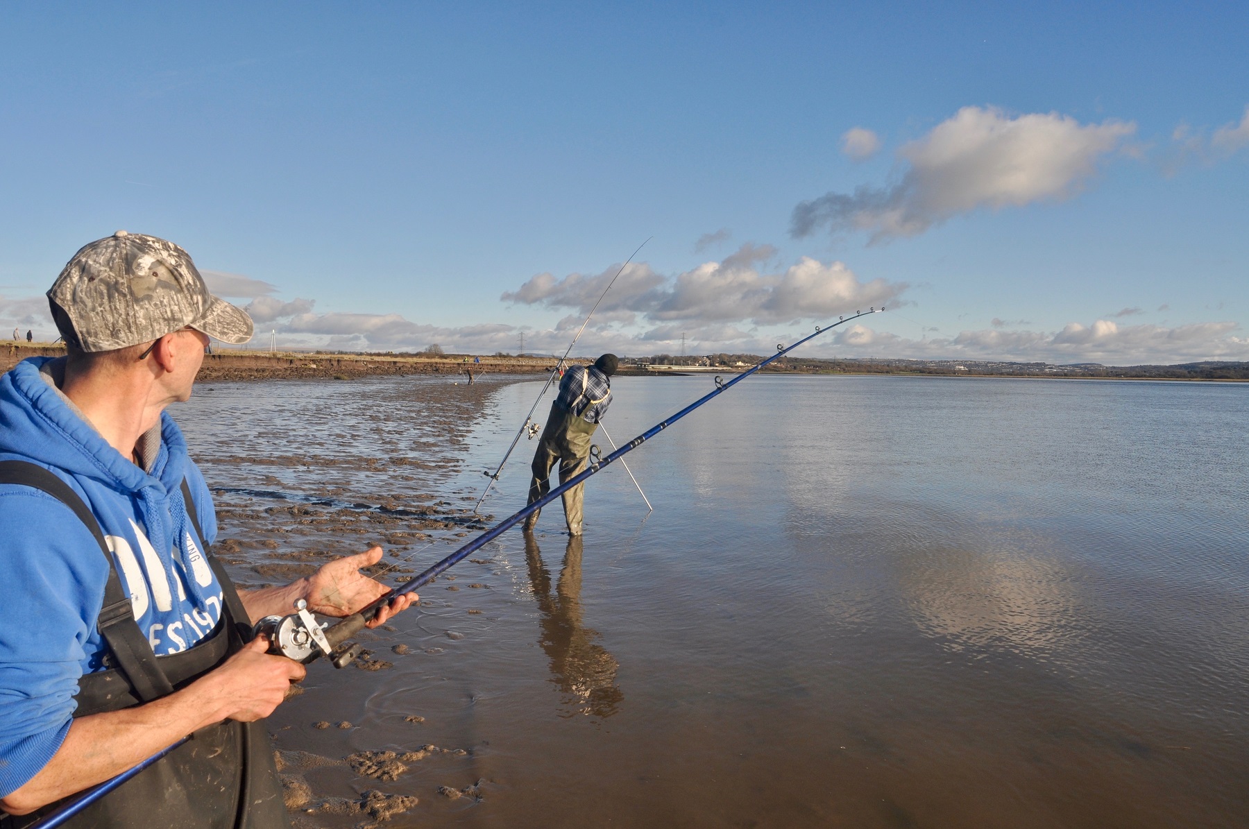 Estuary fishing is very productive in Wales