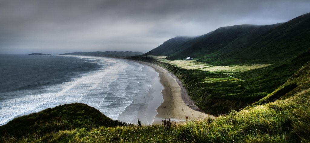 Rhossili beach fishing